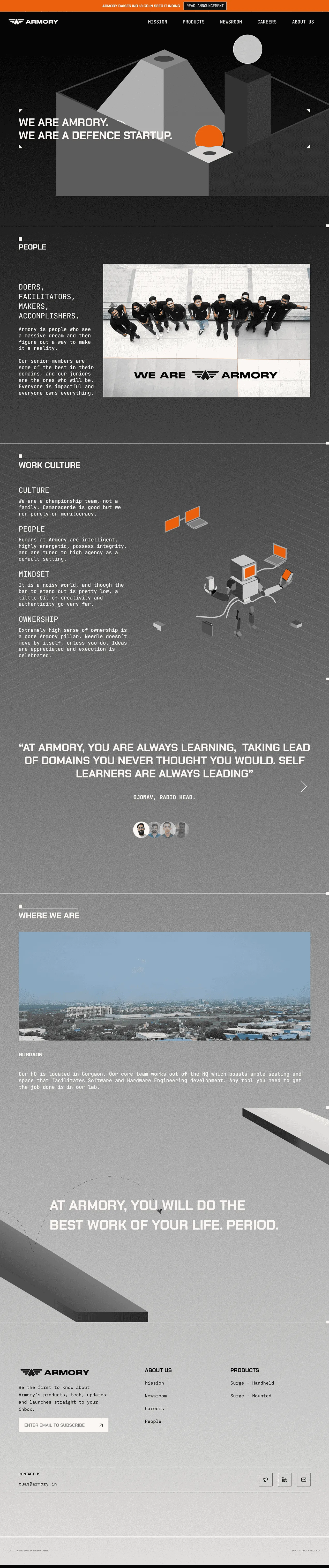 About us - armory

