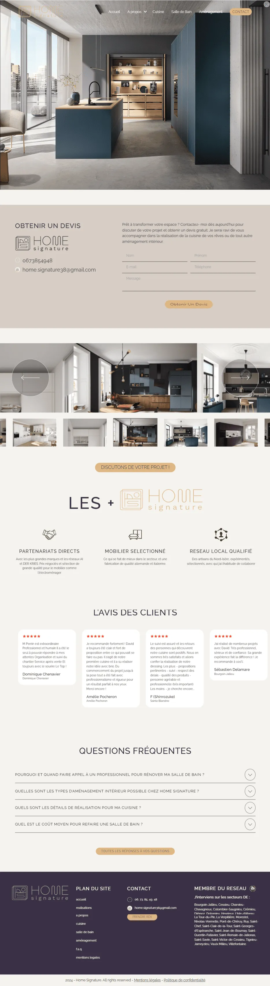Contact us-Home Signature