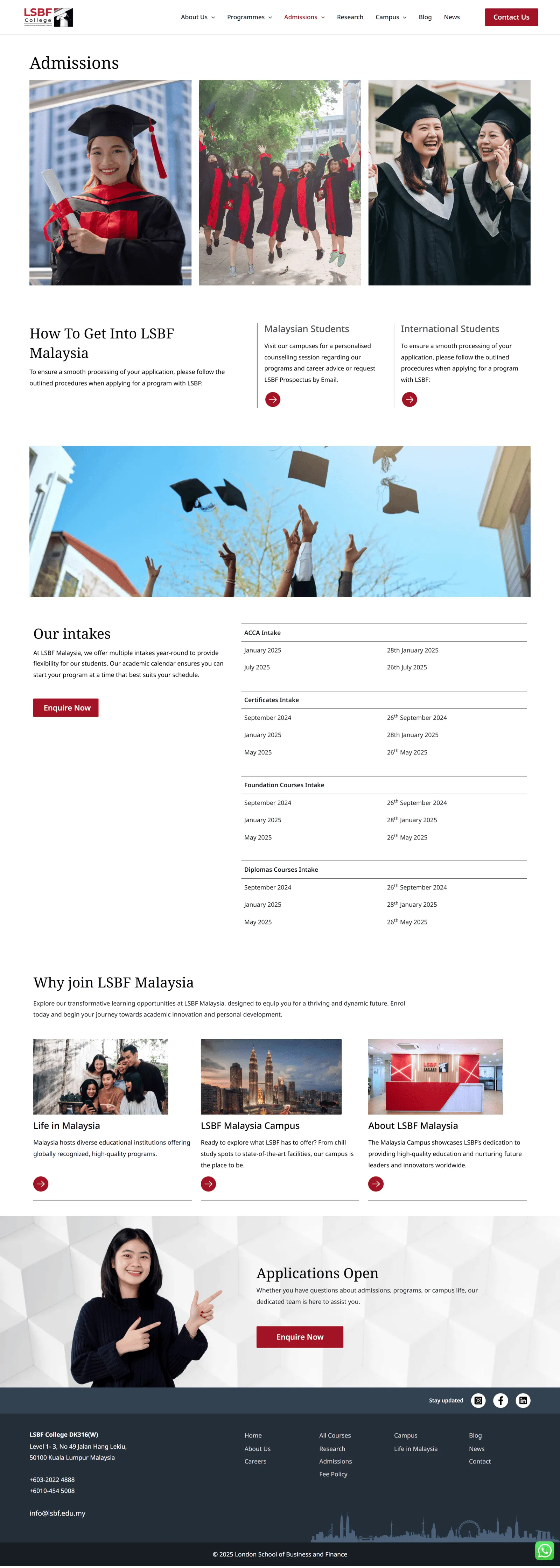 Admission-LSBF