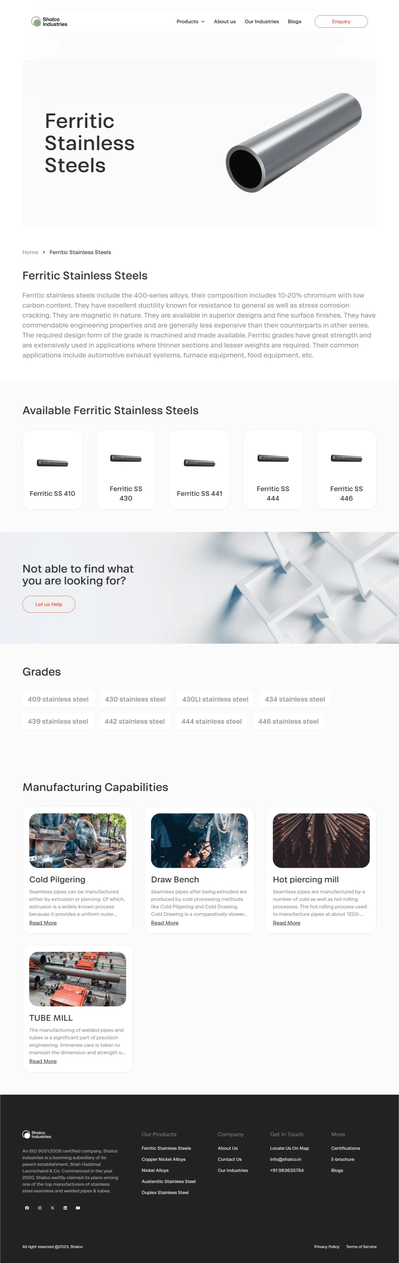 Product Details-shalco