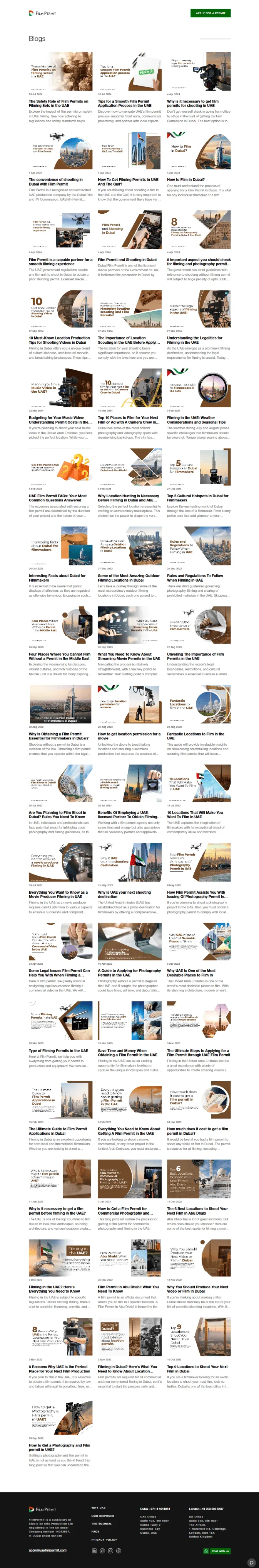 Blog-UAE film permit