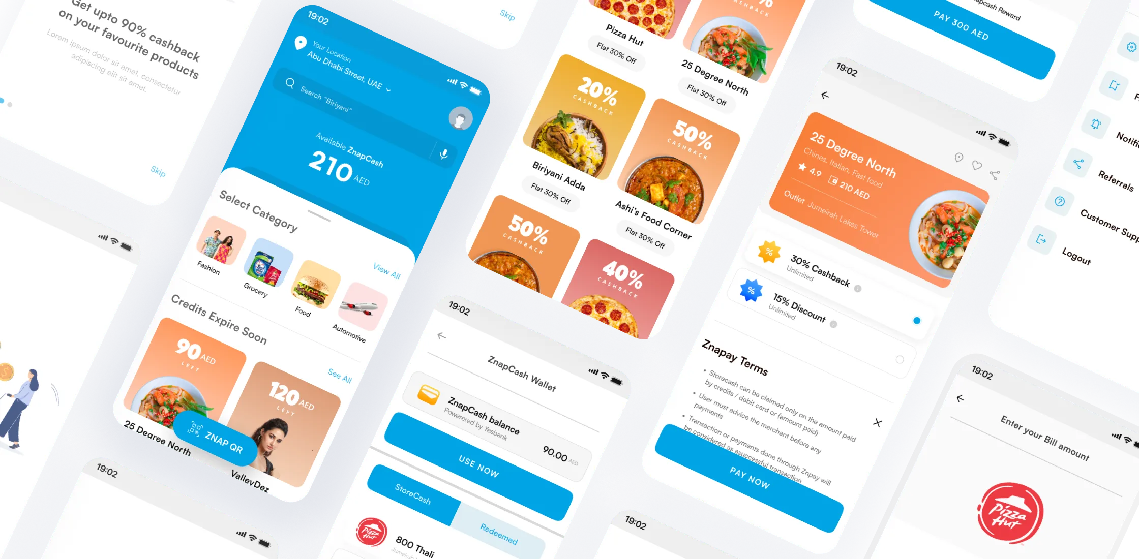 Znap Cash mobile product design